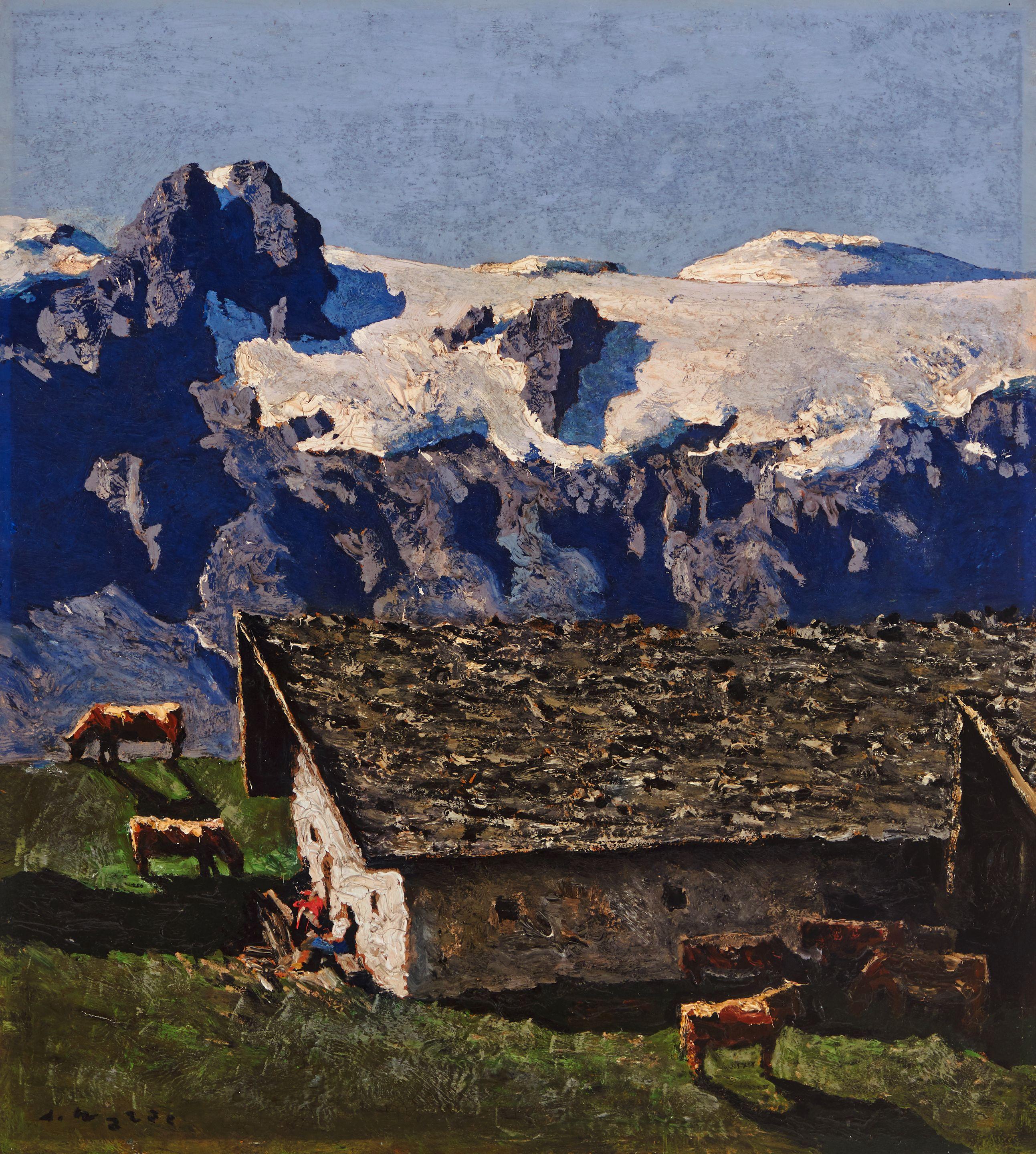 Alfons Walde - Alm und Firn