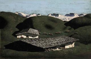 Alfons Walde - Almen und Gletscher