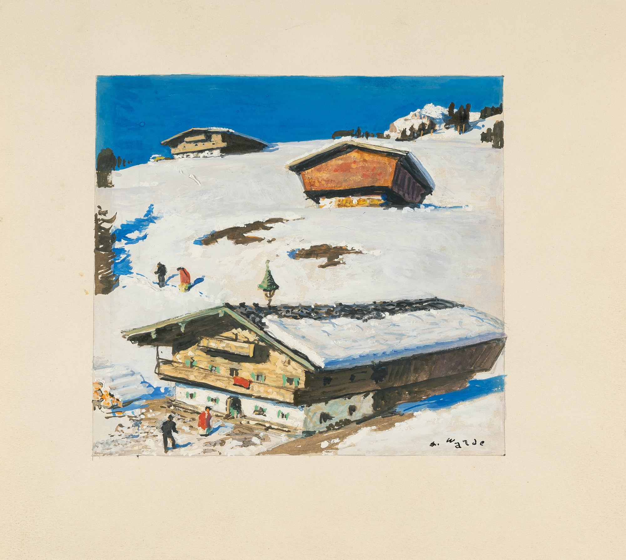 Alfons Walde - Winter in Tirol