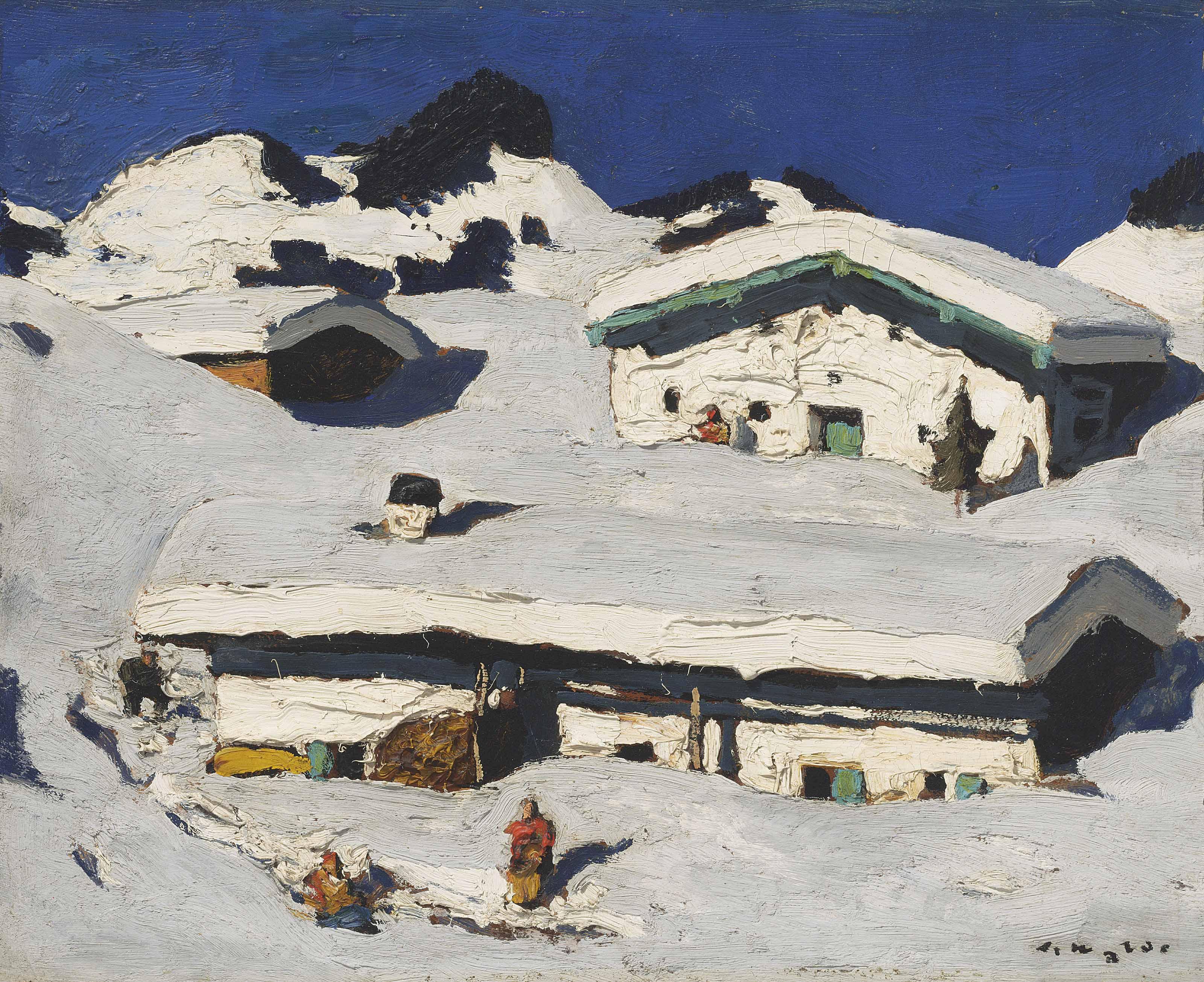 Alfons Walde - Winteridylle