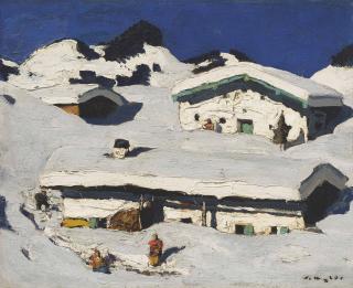 Alfons Walde - Winteridylle