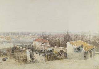 Alfonse Marie De Neuville - Champigny: A Study For The Panorama Of The Battle Of Champigny