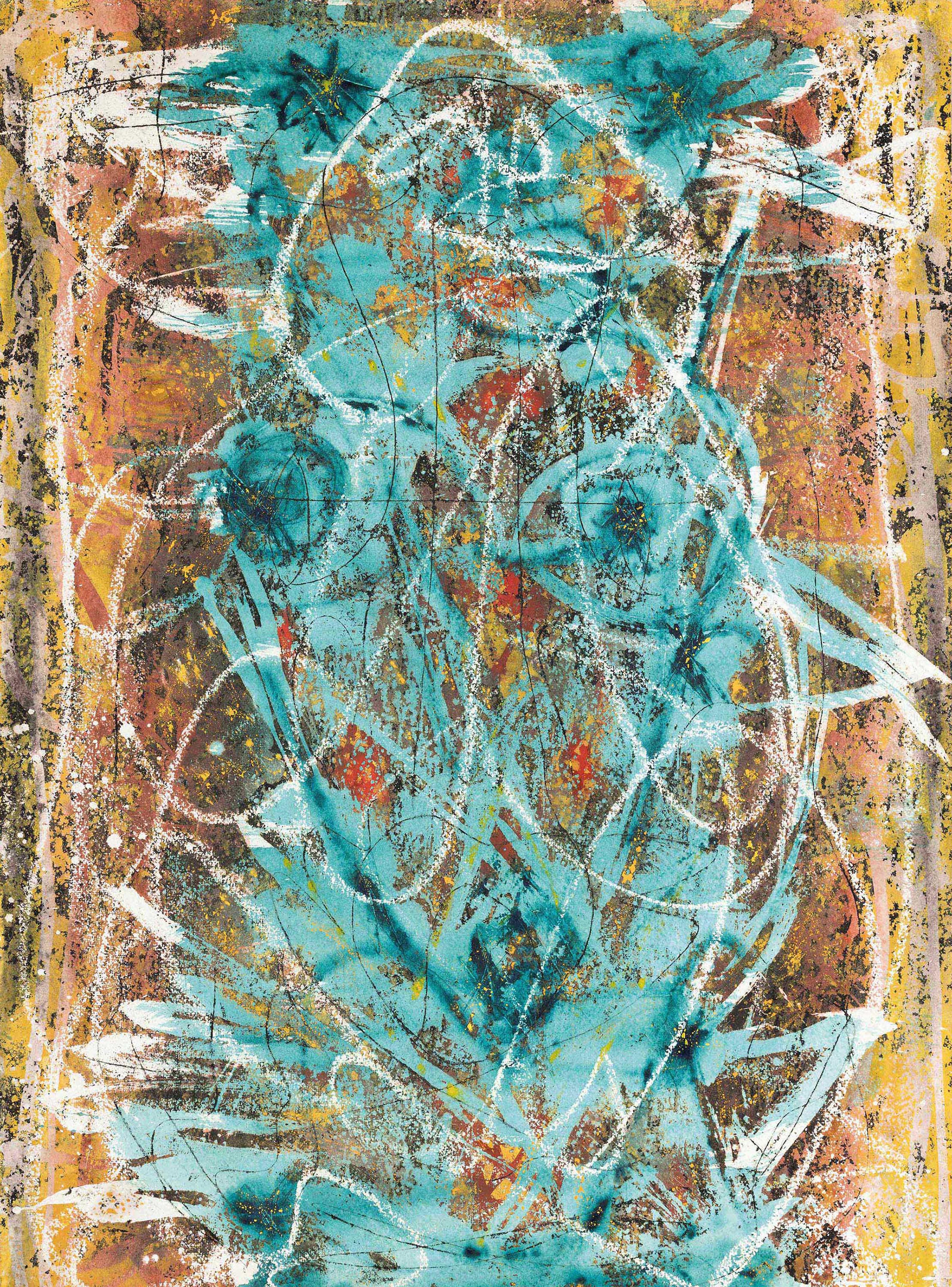 Alfonso Ossorio - Green Woman