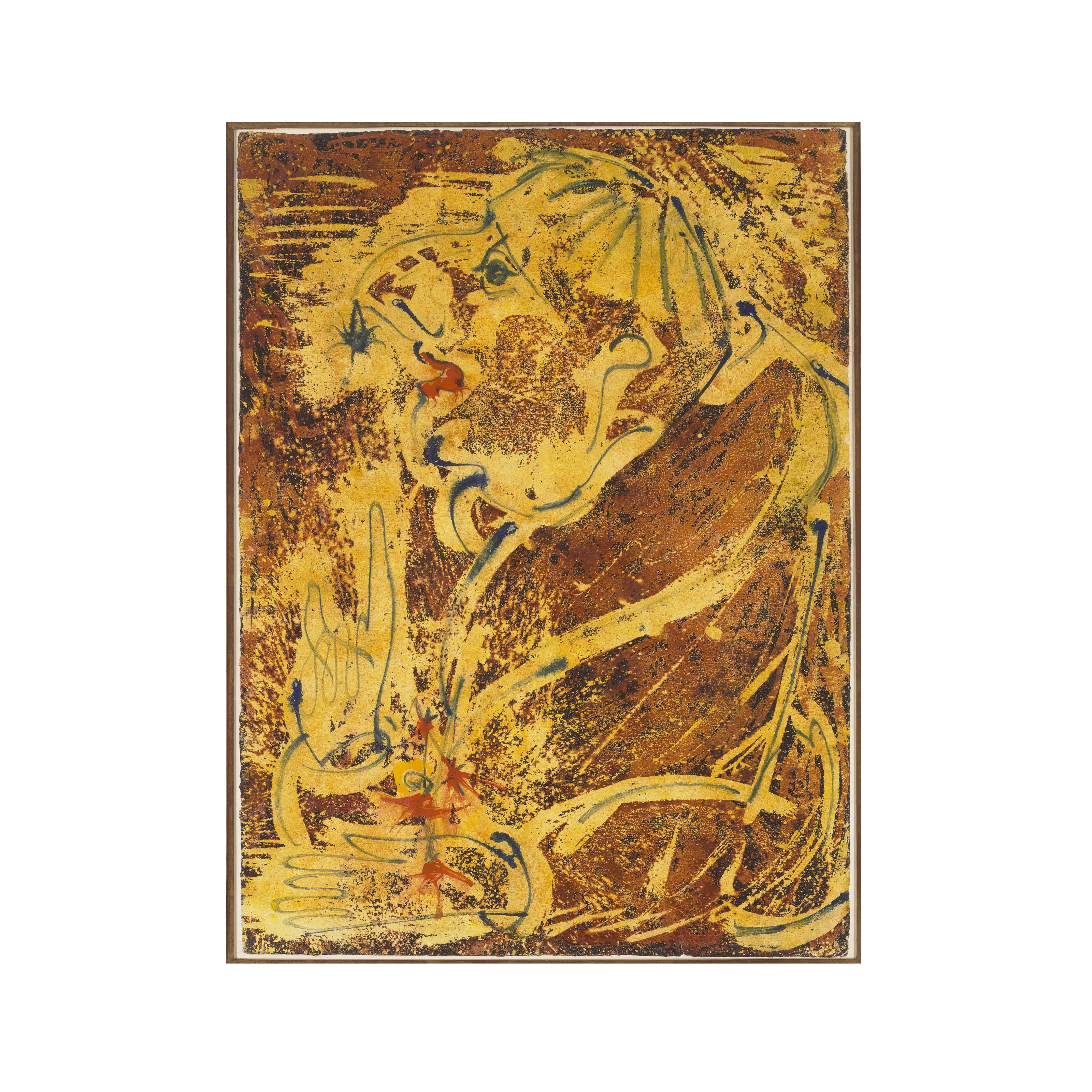 Alfonso Ossorio - Untitled (Abstract Figure)
