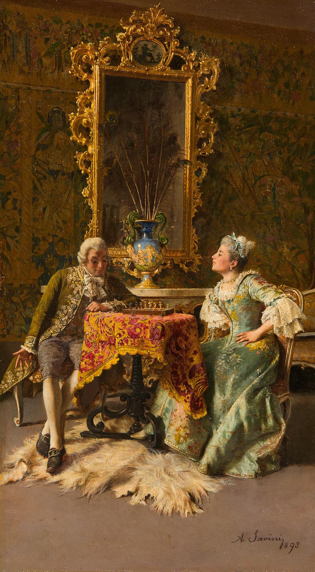 Alfonso Savini - Schach dem König.