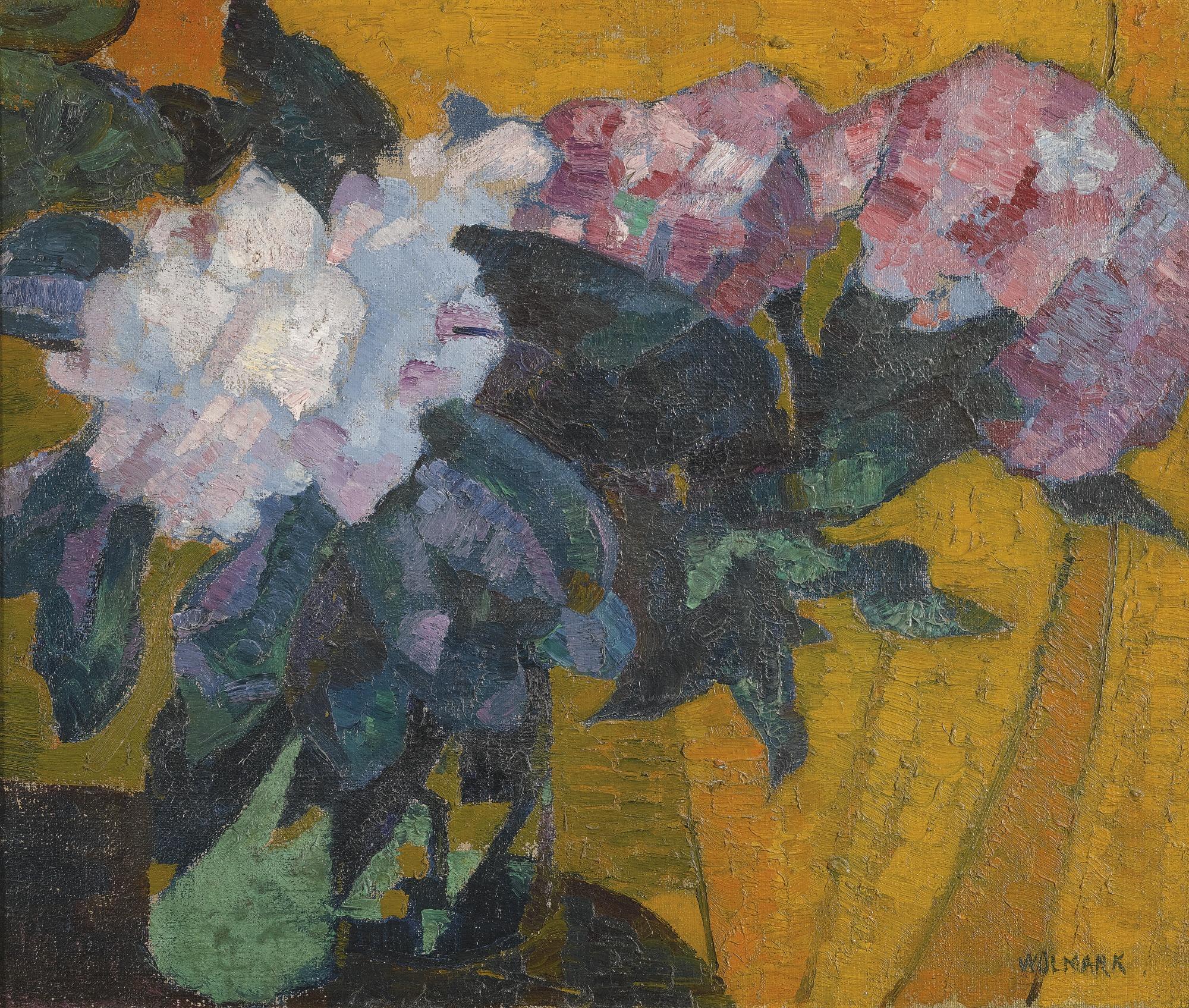 Alfred Aaron Wolmark - Decorative Still Life (Feminine Form)