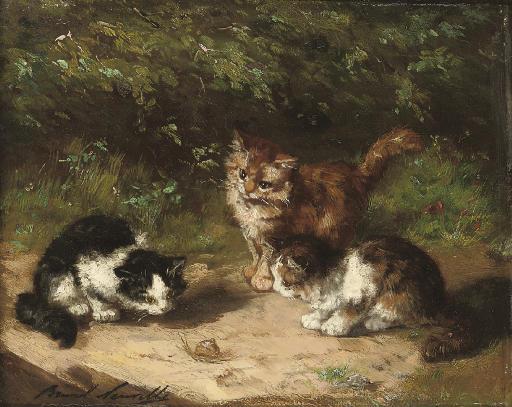 Alfred Arthur Brunel De Neuville - A new playmate