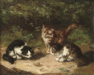 Alfred Arthur Brunel De Neuville - A new playmate
