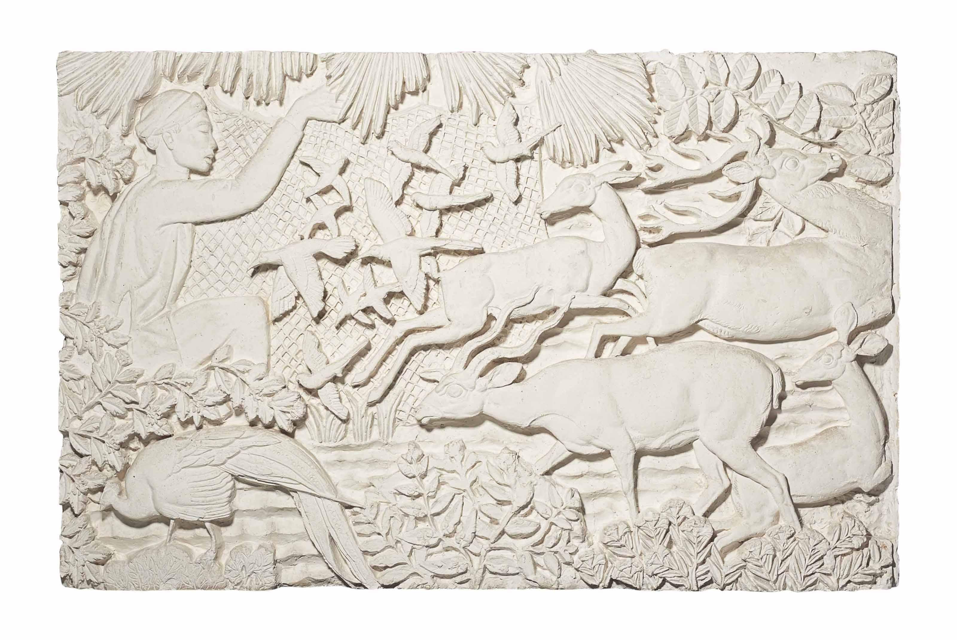 Alfred-Auguste Janniot - Annam, projet pour le bas-relief du musée des colonies, vers 1930