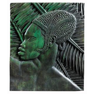 Alfred Auguste Janniot - Beauté Noire De L\'Afrique, Bas Relief, Vers 1931