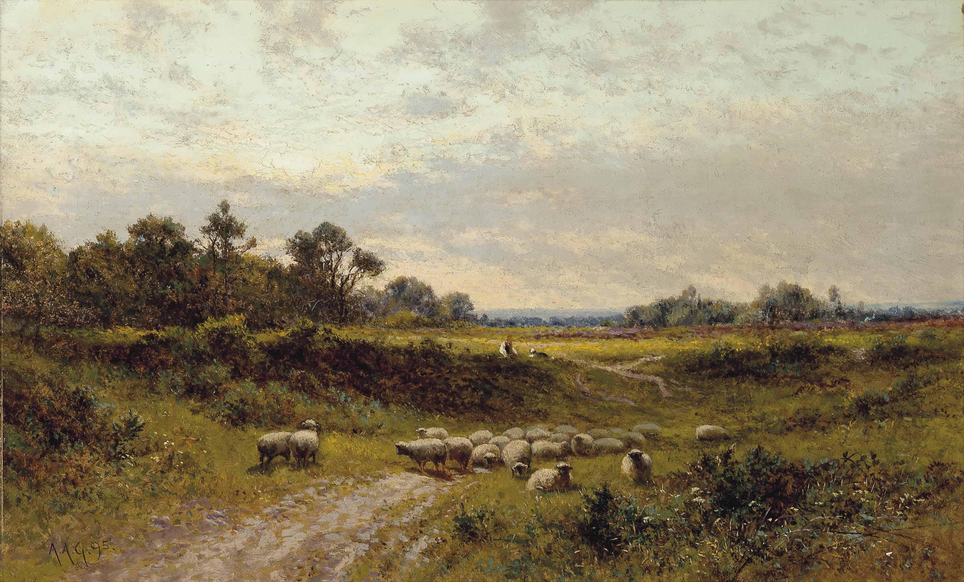 Alfred Augustus Glendening, Snr. - On Wilmington Common, Kent
