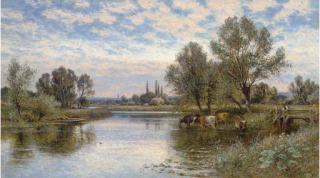 Alfred Augustus Glendening - A Summer\'S Day On The Thames