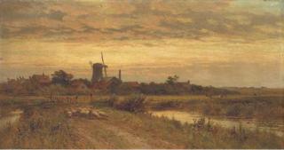 Alfred Augustus Glendening - A Summer\'S Evening