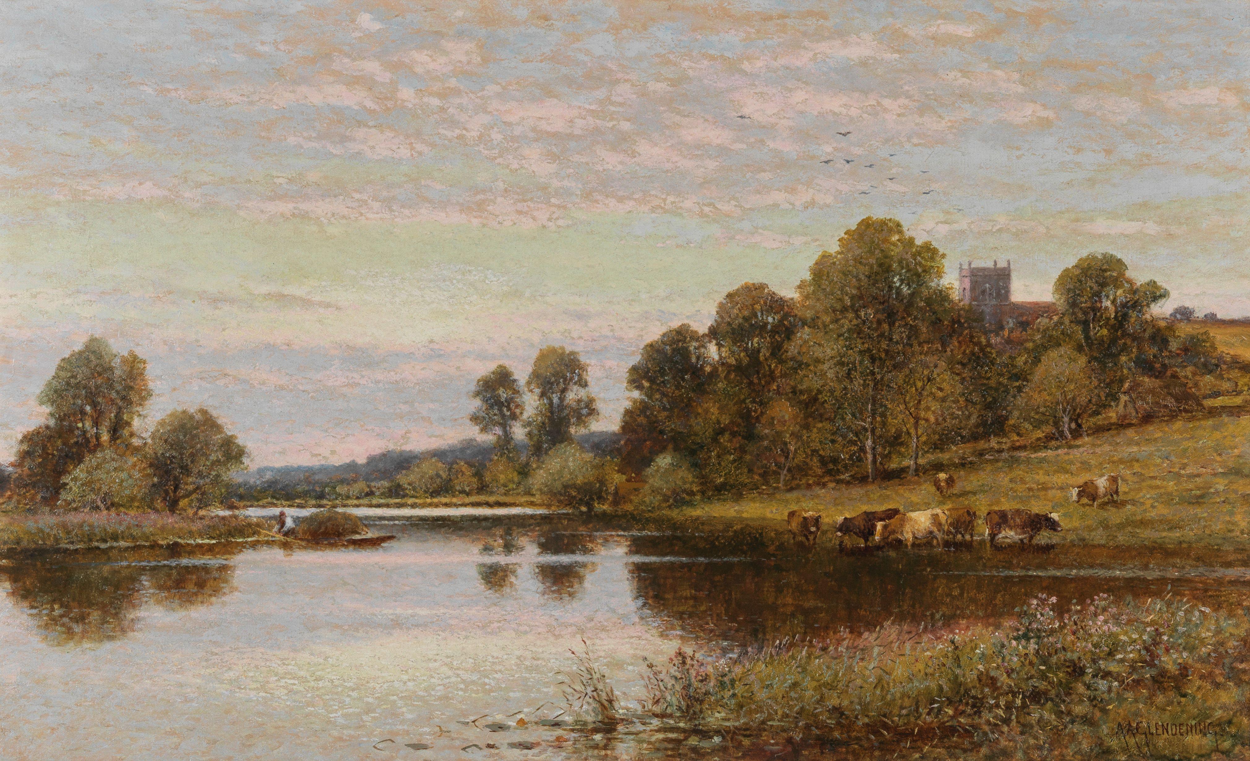 Alfred Augustus Glendening - Belaugh Church On The River Bure, Norfolk