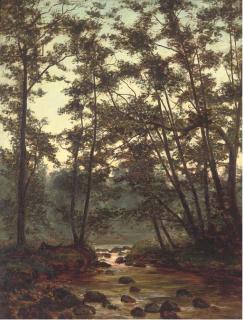 Alfred Augustus Glendening - River Mole, near Box Hill, Surrey
