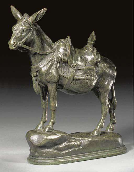 Alfred Barye - Âne de l\'Afrique (African donkey)