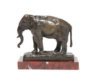 Alfred Barye - Elephant d\'Asie