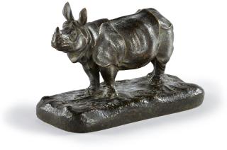 Alfred Barye - Rhinocéros.