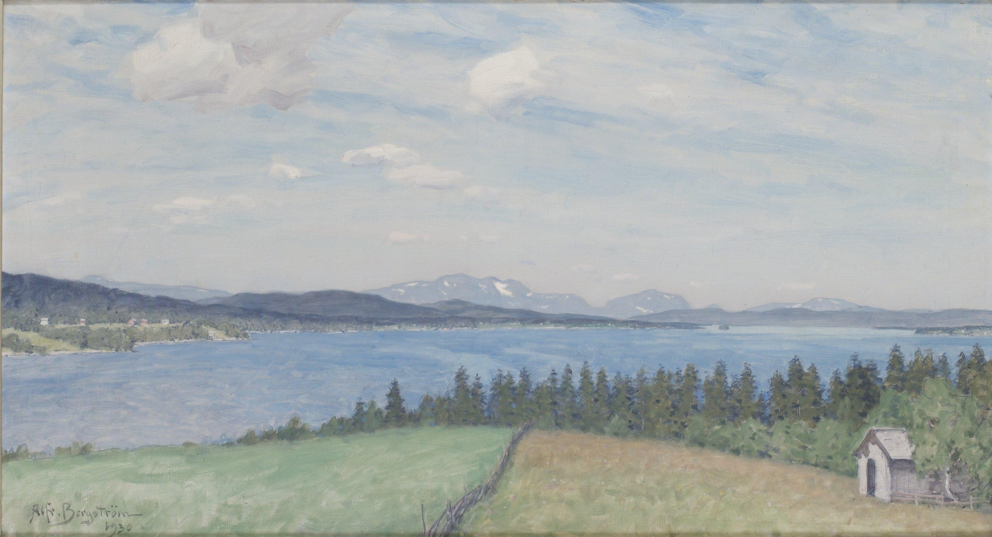 Alfred Bergström - Landskapsvy