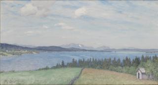 Alfred Bergström - Landskapsvy