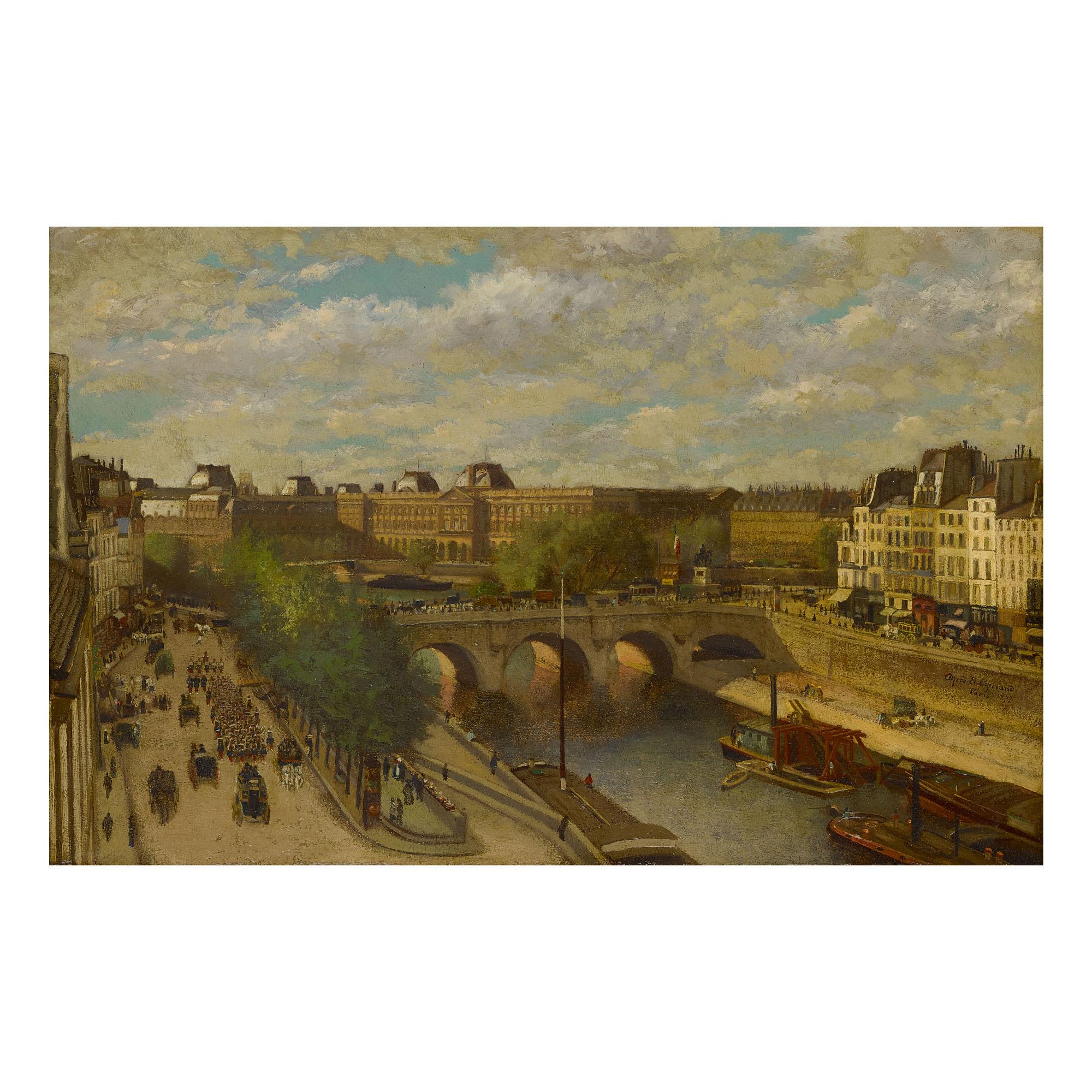 Alfred Bryant Copeland - The Louvre, Paris