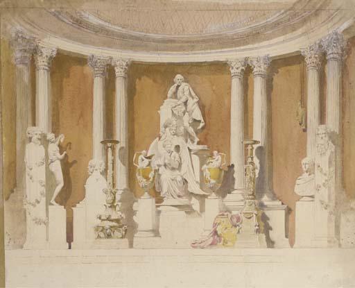 Alfred Charles Conrade - Interior of A Classical Rotundo