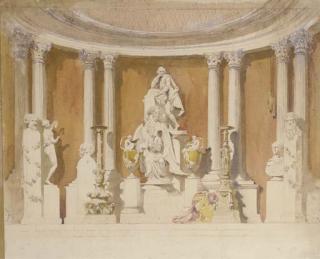 Alfred Charles Conrade - Interior of A Classical Rotundo