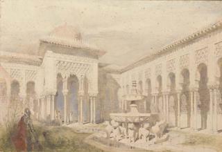Alfred Charles Conrade - The Lion Fountain, Alhambra, Granada