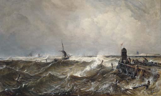 Alfred Clint - Boulogne Harbour