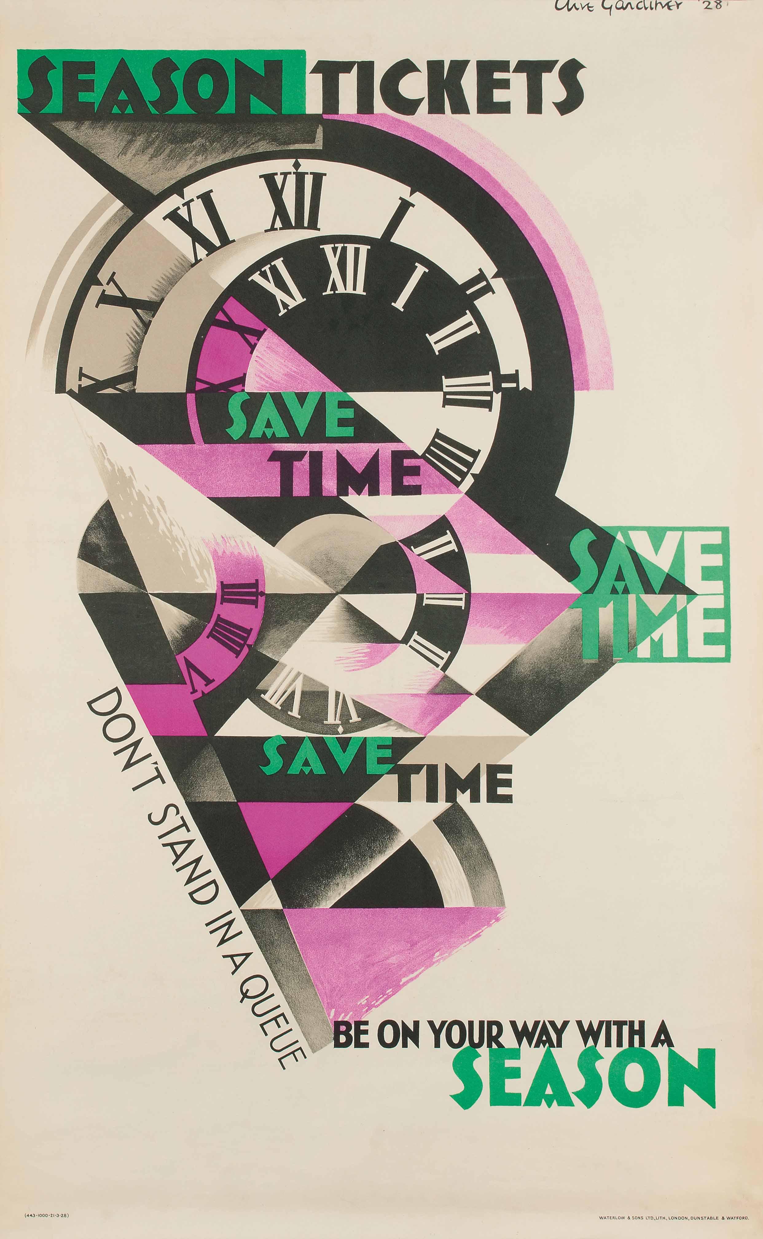 Alfred Clive Gardiner - Season Tickets