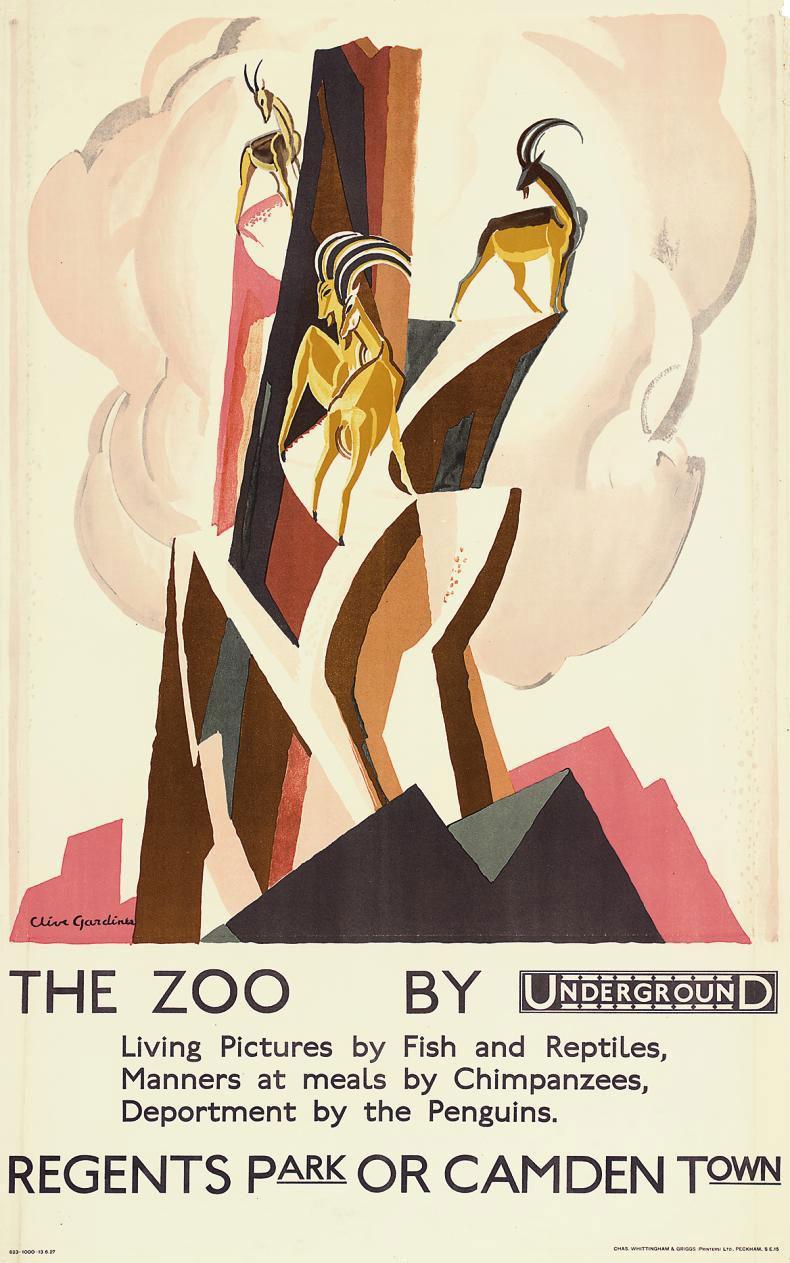 Alfred Clive Gardiner - The Zoo, Regents Park Or Camden Town