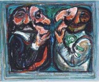 Alfred Cohen - Confrontation Bergamasque; Various Harlequins; And A Bull, By Another Hand.