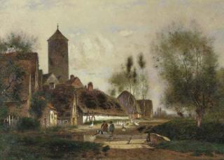 Alfred Cornelius Howland - Near Rotterdam and Near Amsterdam: two works