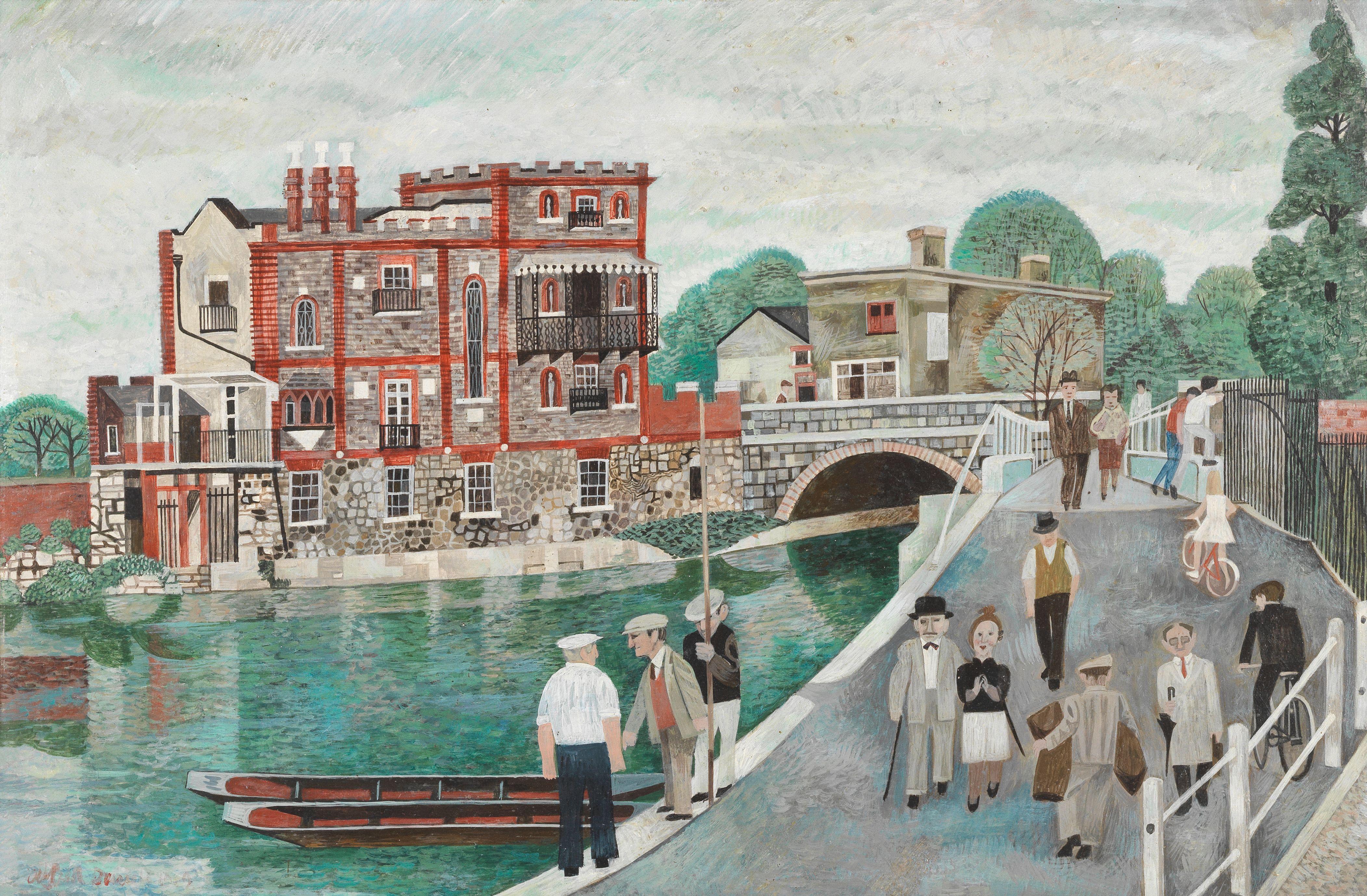 Alfred Daniels R.W.S., R.B.A. - Folly Bridge