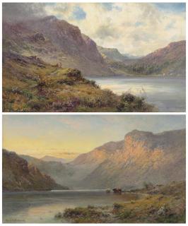 Alfred De Bréanski, R.B.A. - Over the hills to Na-garr; and Near Inversnaid