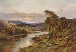 Alfred De Bréanski, R.B.A. - The Dee at Balmoral