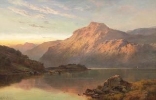 Alfred de Bréanski, RBA - The Evening Glow, Luss