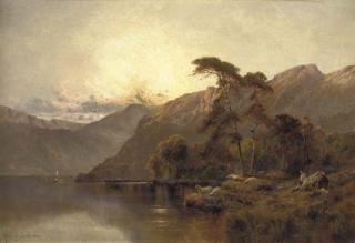 Alfred de Breanski, Sen. - The Scotch Firs of Arrochar