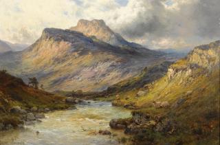 Alfred De Bréanski, Snr. - Loch Lomond; A Trout Stream Near Stirling