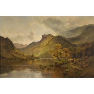 Alfred de Bréanski Snr. - The Gwynant Valley, North Wales