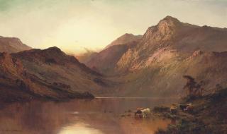 Alfred de Bréanski - A Summer sunset