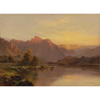 Alfred de Breanski - British Buttermere, The Lake District