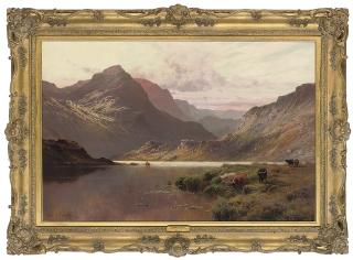 Alfred de Bréanski - Loch Lomond At Sunset