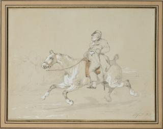 Alfred De Dreux - Chasseur à cheval