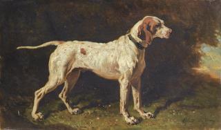 Alfred De Dreux - French Chien À L\'Arrêt