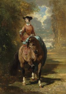 Alfred de Dreux - La Amazone