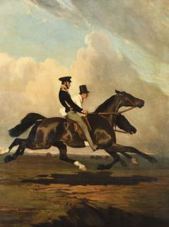 Alfred De Dreux - Le Chevauchée du matin