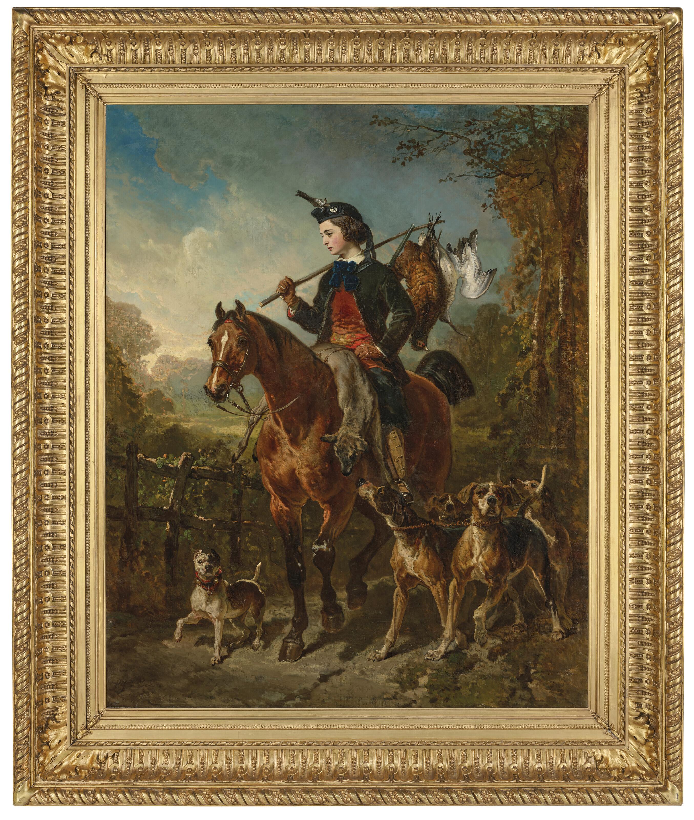 Alfred De Dreux - The Return