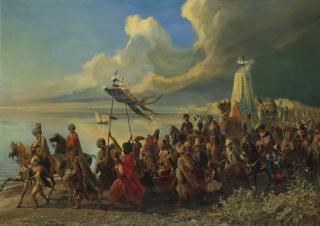 Alfred Dehodencq - French le Hajj