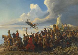 Alfred Dehodencq - French the Hajj